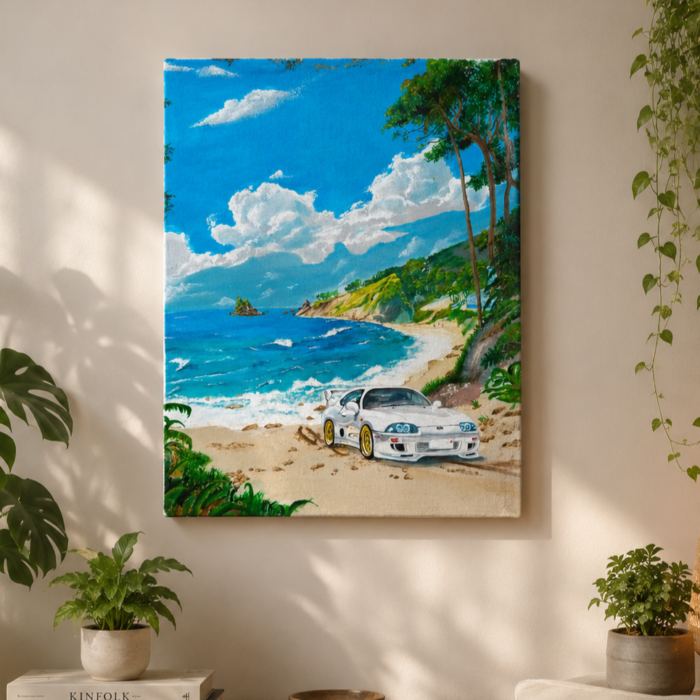 Karachi Coastline artwork